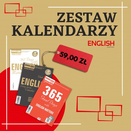 English Matters Zestaw Kalendarzy